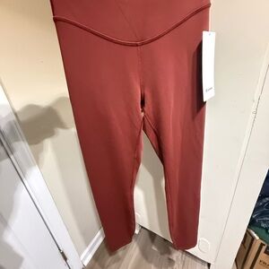 Wunder under smooth cover Rust Red High-Waisted Leggings